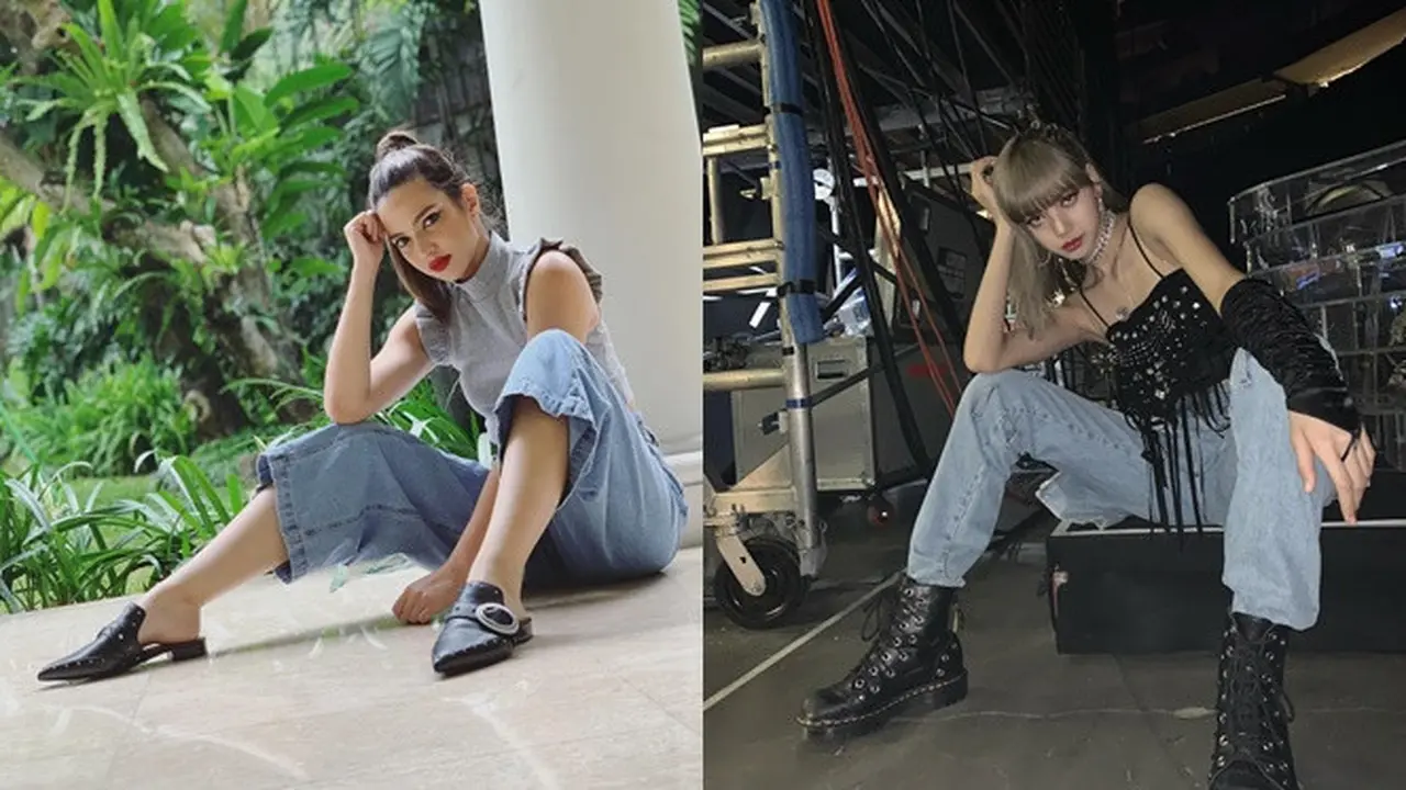 5 Potret Kemiripan Nia Ramadhani Dan Lisa BLACKPINK, Bak Pinang Dibelah Dua