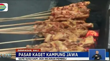 Disebut susu sapi, karena sate menggunakan daging kantung susu sapi.