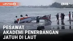 Pesawat Cessna Jatuh di Pantai Banyuwangi