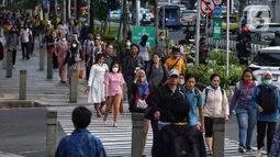 Pemprov DKI Jakarta memastikan uji coba untuk pengaturan jam masuk kerja dilakukan terlebih dahulu di lingkungan pemerintahan. (Liputan6.com/Angga Yuniar)