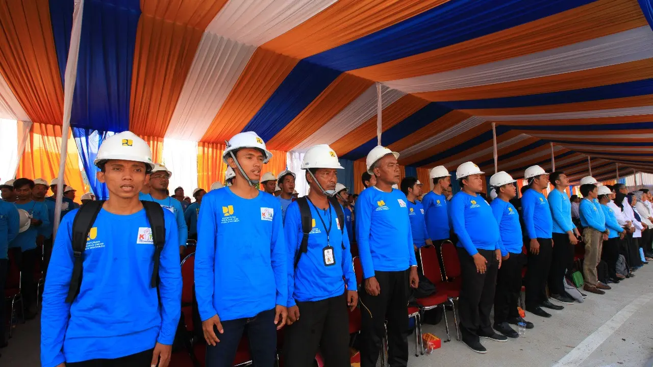 3.896 pekerja konstruksi mengikuti sertifikasi tingkat terampil. (Dok Kementerian PUPR)