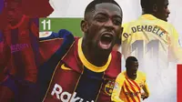 Barcelona - Ousmane Dembele (Bola.com/Adreanus Titus)