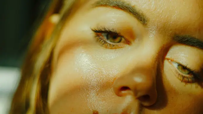 Ilustrasi muka berminyak