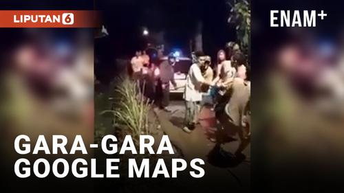 VIDEO: Mobil Tersesat di Pemakaman Gara-Gara Google Maps