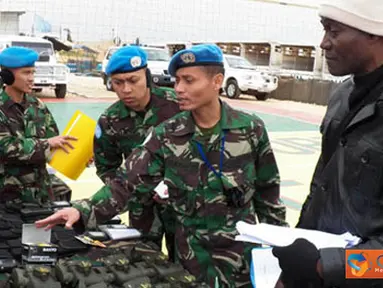 Citizen6, Adshit Al Qusayr: Kegiatan pemeriksaan diawali dengan pemeriksaan di area UN POSN 7-1 meliputi Markas Batalyon, Kompi D, Kompi E dan Kompi Bantuan. Obyek pemeriksaan terdiri dari Major Equipment dan Self Sustainment.  (Pengirim: Badarudin Bakri)