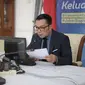 Gubernur Jabar Ridwan Kamil saat memaparkan inovasi pelayanan publik Jabar di sektor pertanian dalam video conference Kompetisi Inovasi Pelayanan Publik Tahun 2021 KemenpanRB di Gedung Pakuan, Kota Bandung, Senin (5/7/2021). (Foto: Rizal/Biro Adpim Jabar).