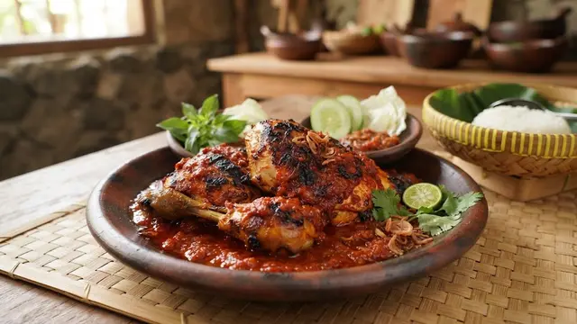 Resep Ayam Masak Cincane Khas Samarinda dengan Bumbu Merah
