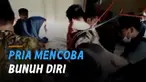 Beruntung aksi percobaan bunuh diri itu berhasil digagalkan oleh Kapolsek Kembangan dan jajaran petugas pemadam kebakaran yang tiba di lokasi setelah menerima laporan.
