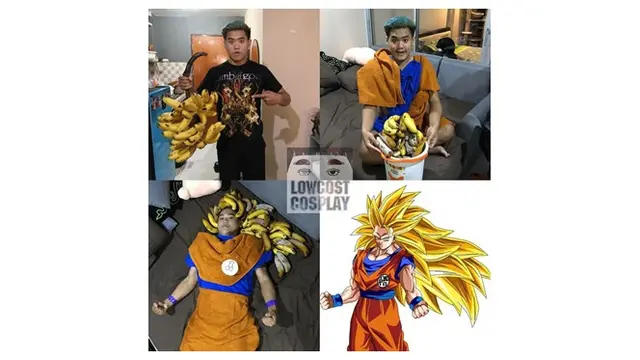 6 Cosplay Low Budget Pakai Buah Warna Kuning Ini Bikin Ngakak