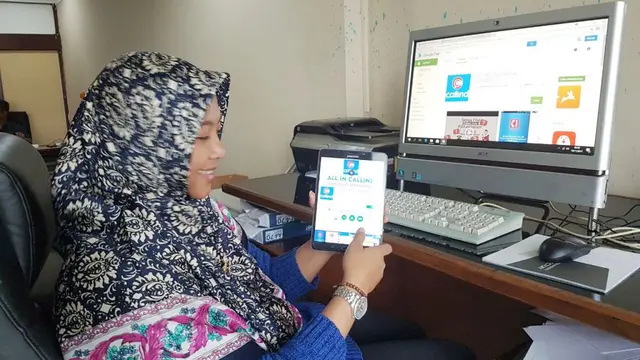 Callind, Aplikasi Pesan Bikinan Gadis Desa Penantang WhatsApp