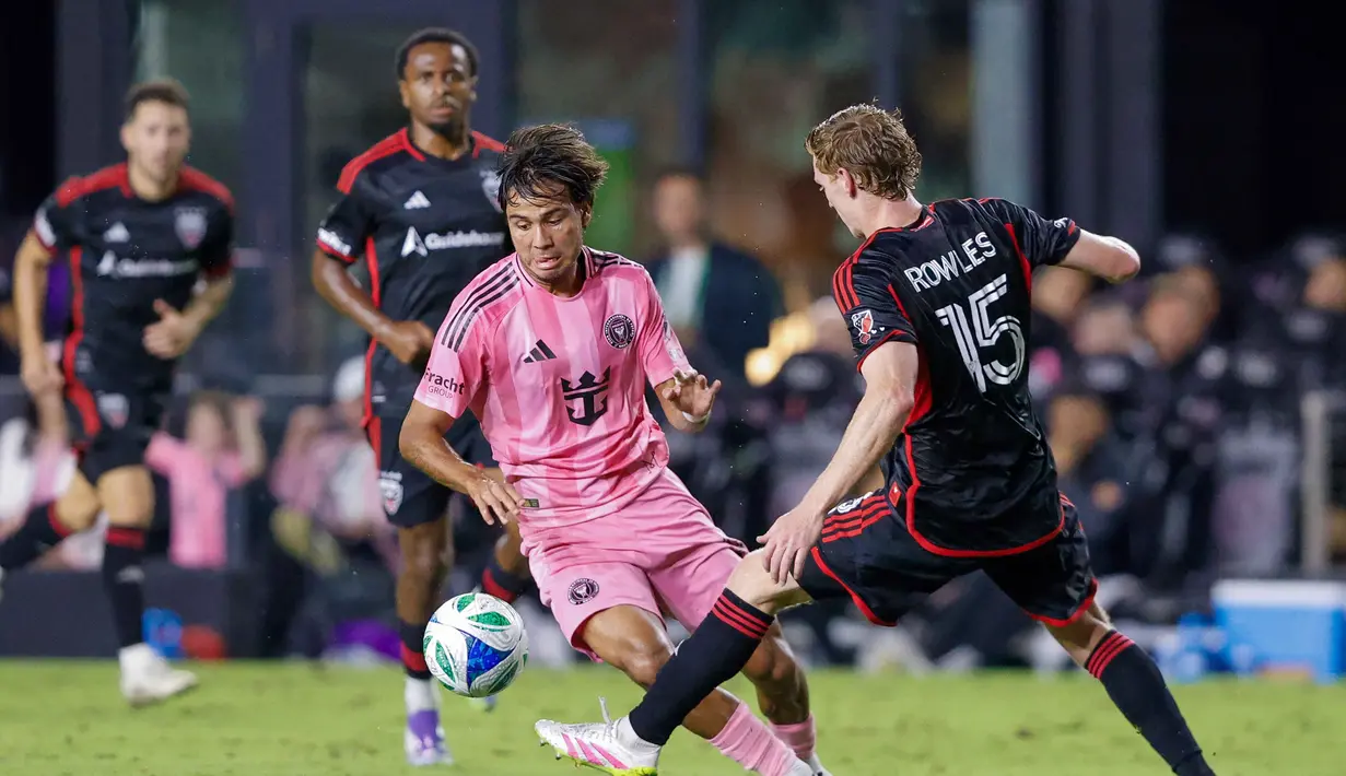 Tambahan tiga poin ini kian mengokohkan posisi Inter Miami di zona playoff MLS. (Chris Arjoon/AFP)