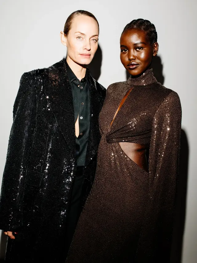 Model di show Michael Kors NYFW