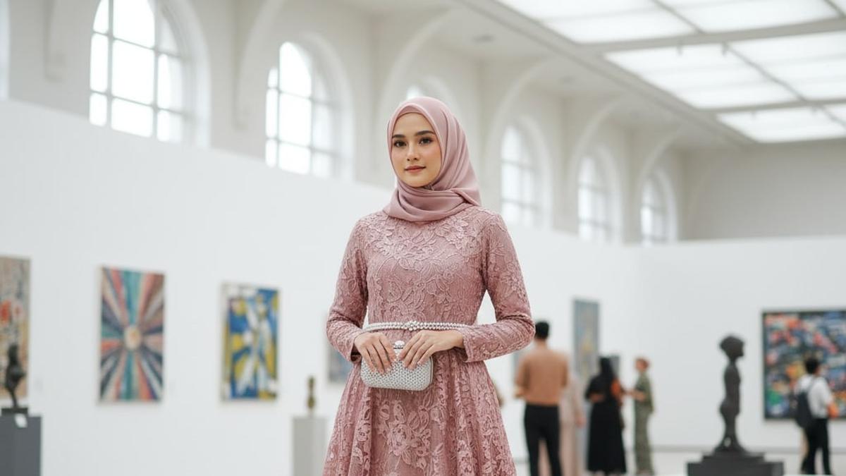 Tampil Memukau dengan Gamis Brukat Premium Quality, Simak 10 Pilihan Model Elegan dan Nyaman 2025