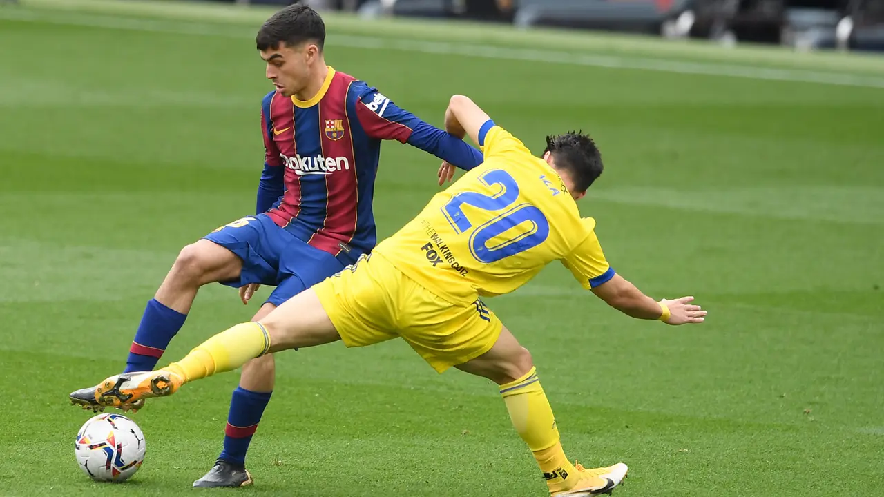 FOTO: Kebobolan Penalti di Menit Akhir, Barcelona Diimbangi Cadiz - Pedri