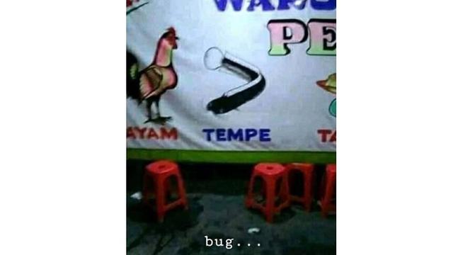 6 Spanduk Penjual Penyetan Ini Nyeleneh, Bikin Geleng Kepala