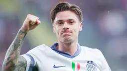 Inter sukses meraih kemenangan 2-0 saat bertandang ke markas Torino di pekan ke-36, Minggu (11/5/2025) malam WIB. (Spada/LaPresse via AP)