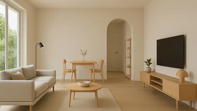 Cara Membuat Rumah Minimalis 6x9 Meter Terlihat Lega/ Ilustrasi gambar AI