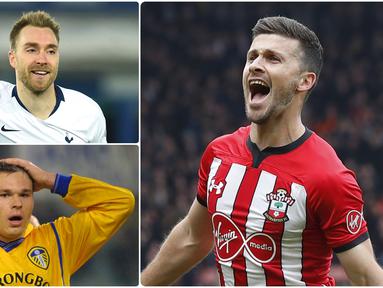 Pemain Southampton, Shane Long, menorehkan sejarah baru saat laga melawan Watford pda April 2019 lalu. Long menorehkan namanya sebagai pemain yang menciptakan gol tercepat dalam sejarah Premier League. Berikut Shane Long dan pemain yang menciptakan gol cepat. (Kolase foto AFP)