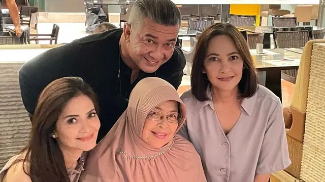 Momen Cut Tary dan Sindy rayakan ulang tahun sang ibunda (Instagram/ cuttaryofficial)