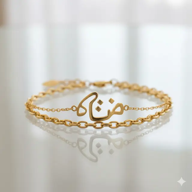 Model Gelang Emas Motif Arabic Hollow Ringan