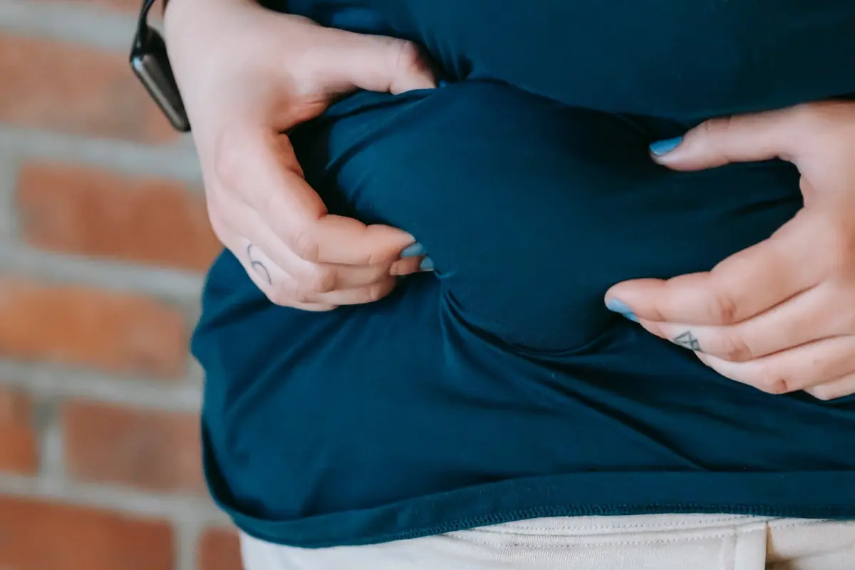 Ilustrasi obesitas, perut buncit