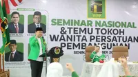 Plt (Pelaksana Tugas(Plt) Ketua Umum Partai Persatuan Pembangunan (PPP) Muhamad Mardiono membuka kegiatan seminar nasional sekaligus temu tokoh Wanita Persatuan Pembangunan (WPP). (Istimewa)