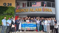 Mahasiswa Sekolah Vokasi Undip dikirim ke Faculty of Built Enviroment Universiti Malaya, Malaysia untuk mengikuti Summer Program 2024. Foto: liputan6.com/edhie prayitno ige&nbsp;