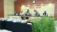 Berbagai Jenis Narkoba Ditemukan di Jatim, 2.382 Tersangka Diringkus