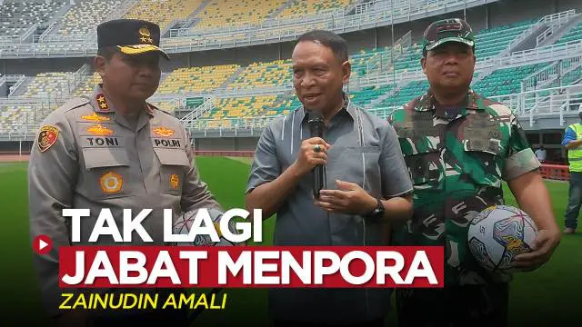 VIDEO: Zainudin Amali Resmi Tak Lagi Jabat Menpora, Fokus di PSSI