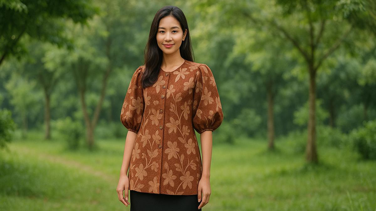 13 Inspirasi Model Tunik Batik Setelan Rok yang Simpel Tapi Mewah, Cocok untuk Segala Acara