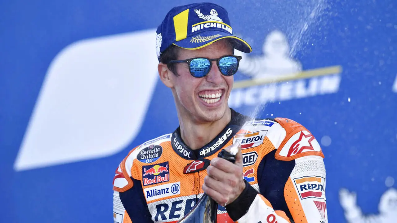 Alex Rins Juara, Alex Marquez Tampil Mengesankan di MotoGP Aragon
