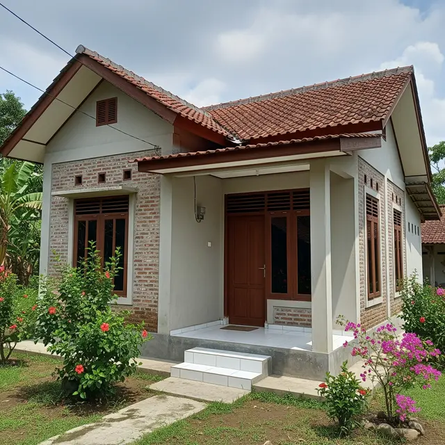 9 Desain Rumah Sederhana 1 Lantai di Lahan Terbatas Budget 100 Juta