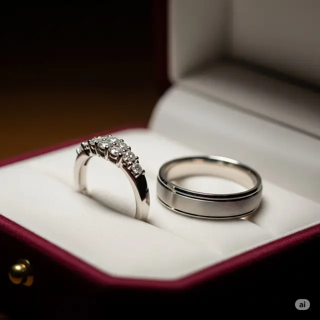 Model Cincin Nikah Mewah. Foto: Gemini