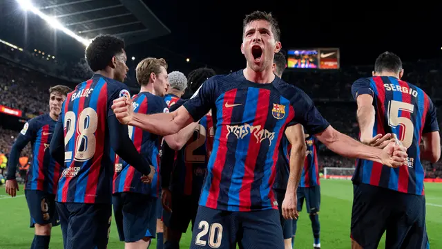 Foto: Gol Injury Time Franck Kessie Bawa Barcelona Menangkan El Classico, Blaugrana Semakin Tak Terkejar oleh Real Madrid di Liga Spanyol