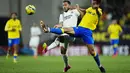 Dengan kemenangan ini Real Madrid tetap di urutan dua klasemen LaLiga. (AP Photo/Jose Breton)