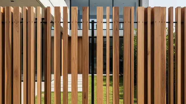 Trik Bikin Rumah Sederhana Terlihat Elegan dengan Pagar Kayu Minimalis