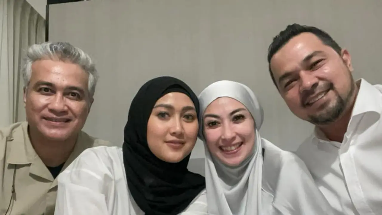 7 Potret Kebersamaan Adjie Pangestu, Sultan Djorghi dan Annisa Trihapsari, Tetap Akur