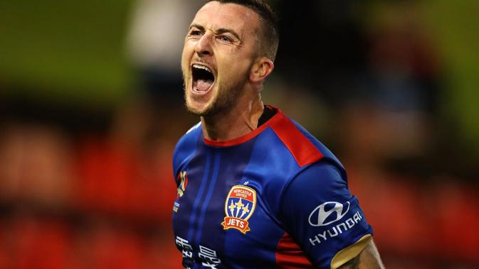 Penyerang Newcastle Jets, Roy O'Donovan. (dok Newcastle Jets)