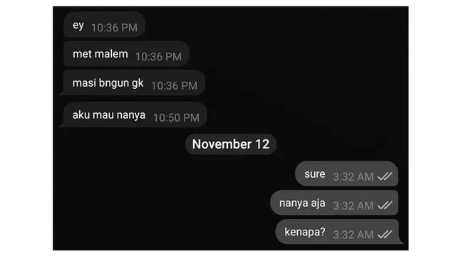 6 Chat Minta Maaf Baru Balas Karena Ketiduran Ini Kocak Sampai Bikin Nyesek