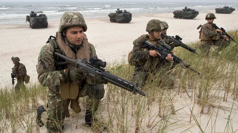 Bersama Negara NATO, Marinir AS Pimpin Latihan Militer di Laut Baltik