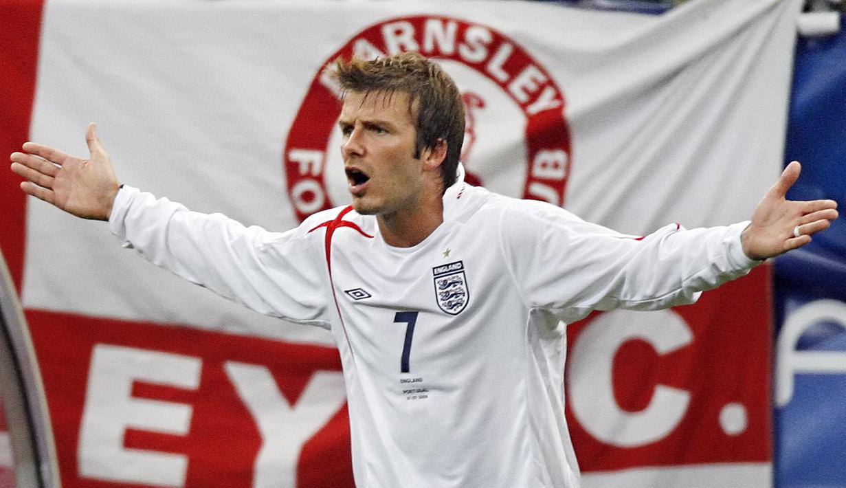2. David Beckham - Inggris (AFP/Michael Urban)