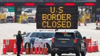 Perbatasan antara Amerika Serikat dengan Meksiko dan Kanada akan ditutup untuk waktu yang lebih lama guna mencegah penyebaran Virus Corona baru. (AFP/Lars Hagberg)
