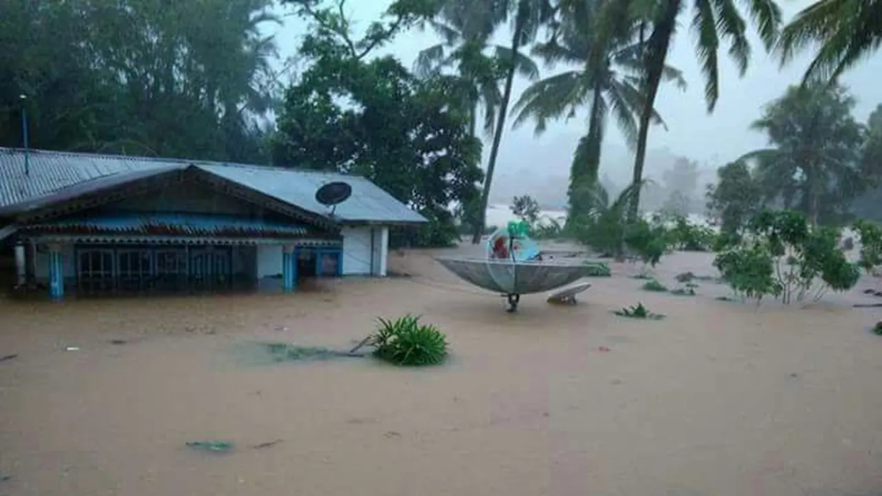 Banjir Belitung (Dok PT PLN)