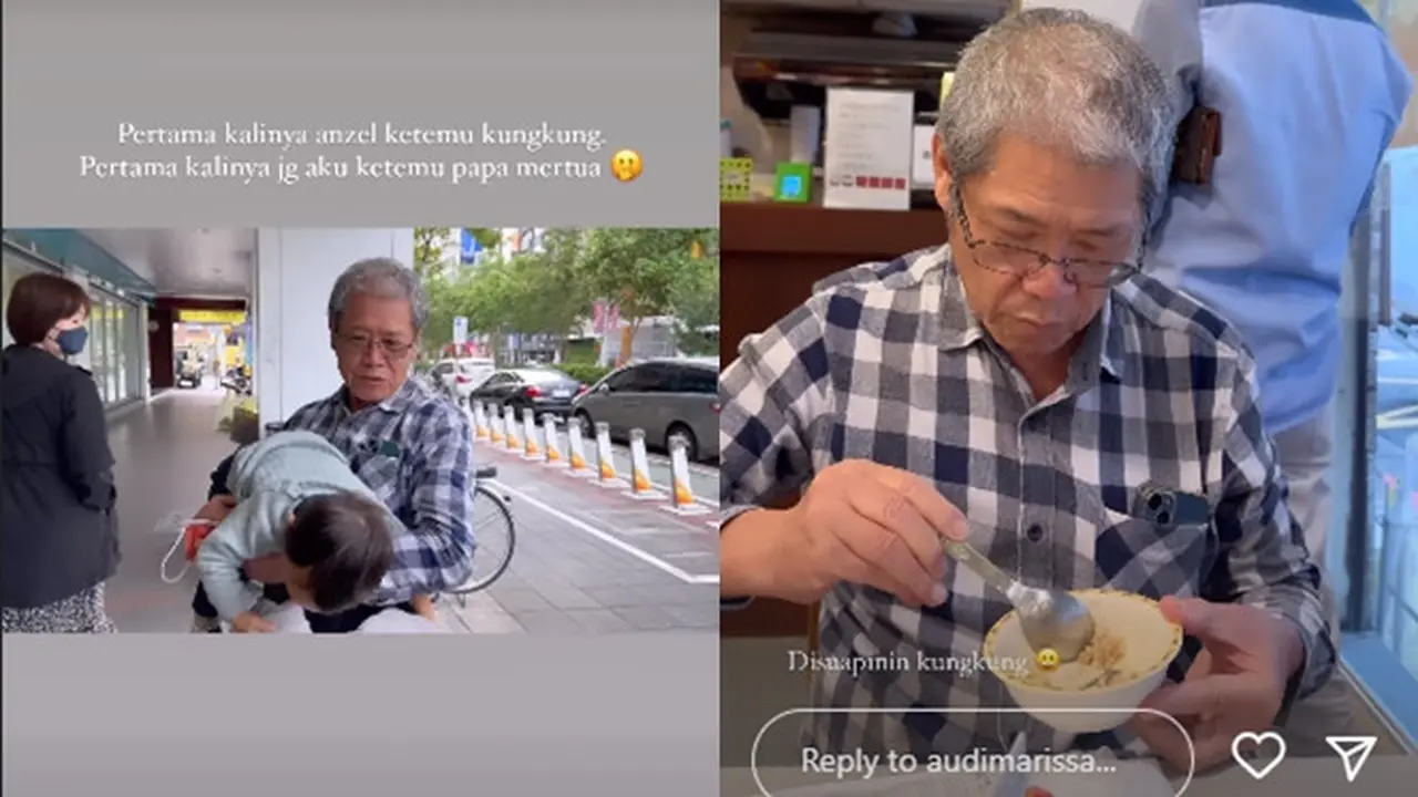 Berkunjung ke Taiwan, Ini 6 Momen Audi Marissa Bertemu Ayah Mertua Pertama Kali