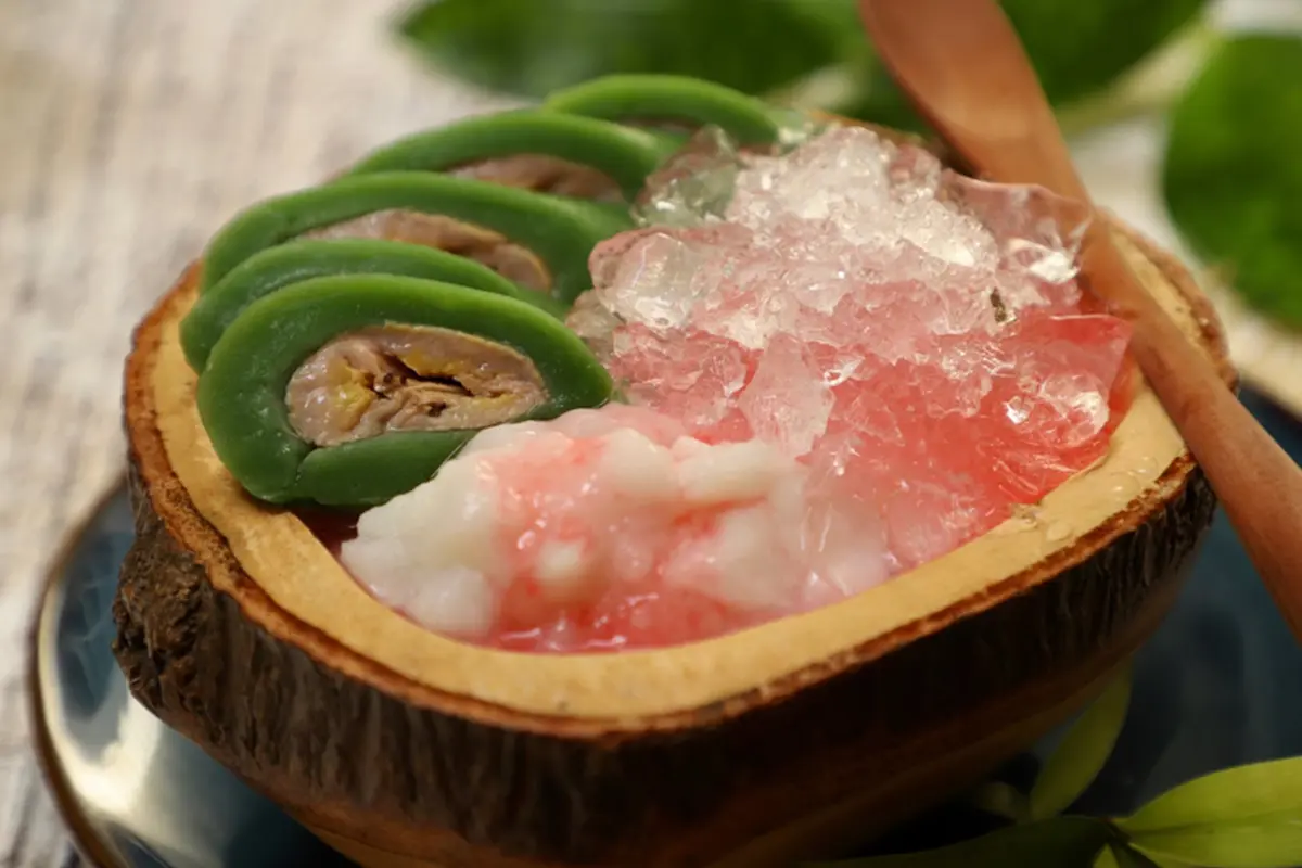 resep es pisang ijo