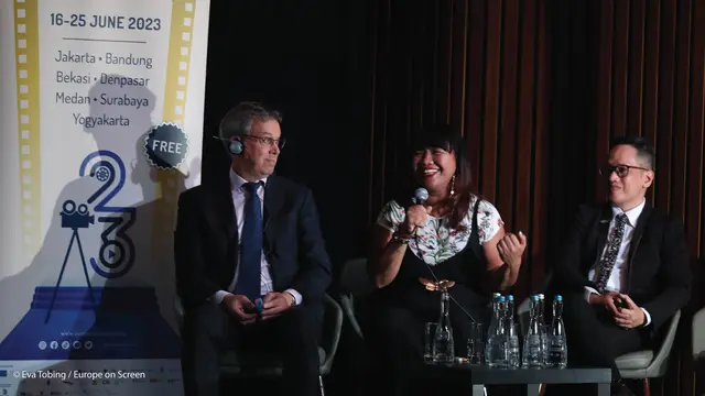 Semarak pembukaan Europe on Screen 2023.