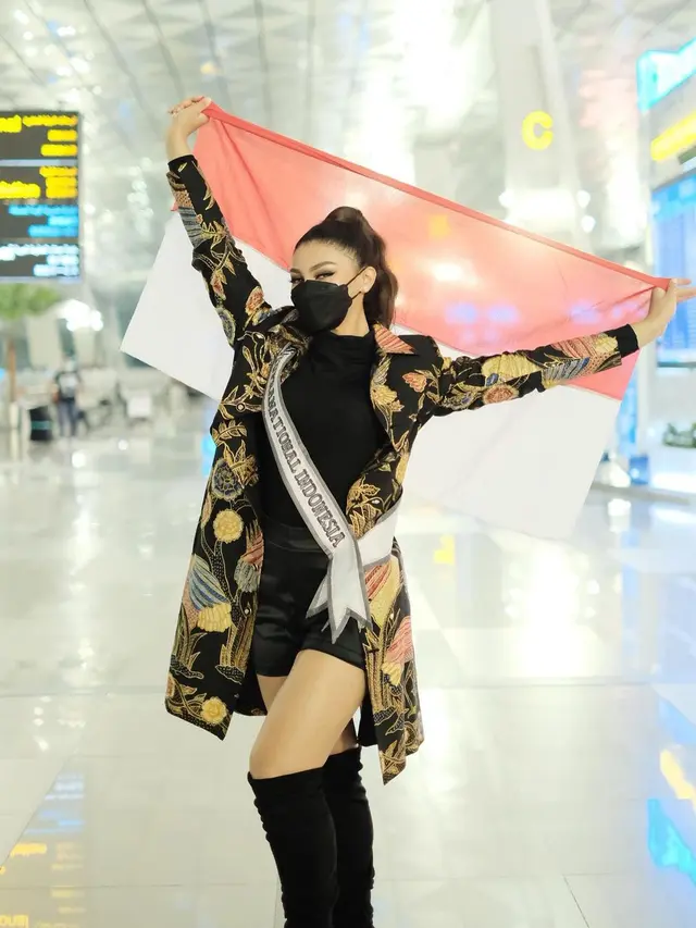 8 Potret Jihane Almira Bertolak ke Polandia, Siap Maju Miss Supranational 2021