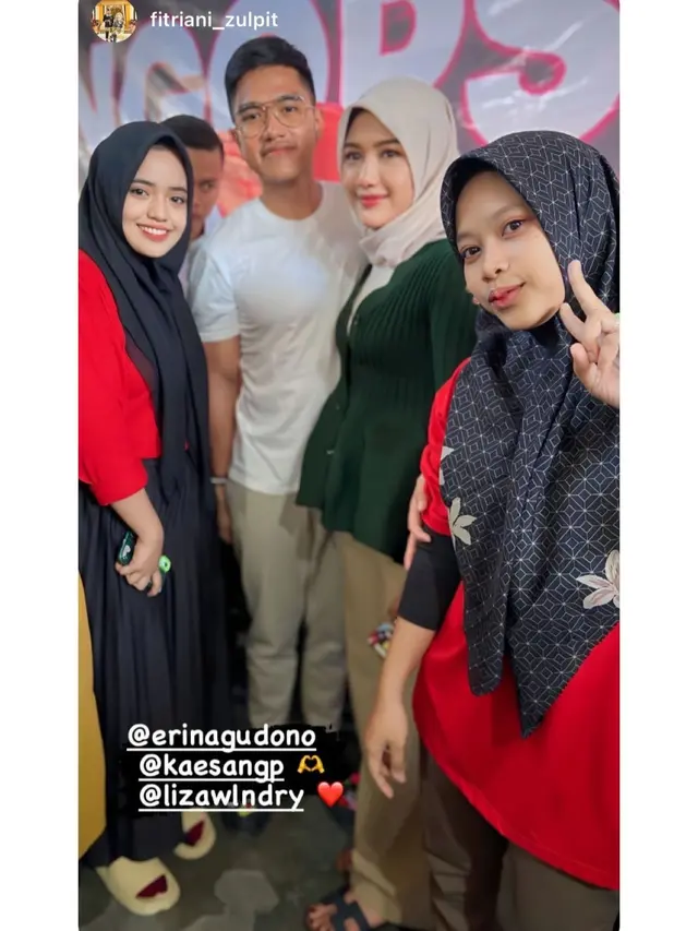 Gaya Santun Erina Gudono dengan Hijab dan Sandal Rp11jutaan Saat Temani Kaesang Pangarep Lakukan Kunjungan di Aceh Tuai Pujian