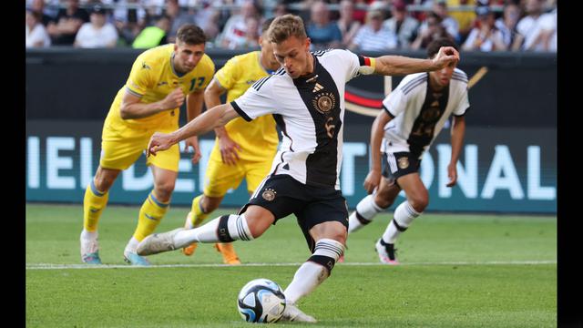 Foto: Tim Panser Jerman Kelimpungan Hadapi Ukraina di FIFA Match Day 2023