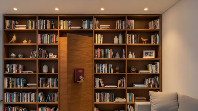 Rak Buku Pintu Rahasia